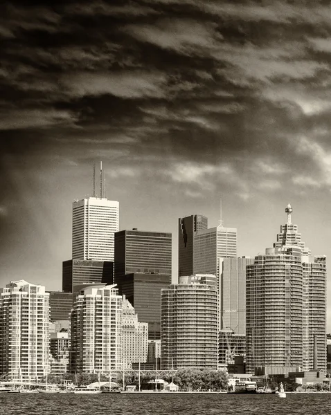 토론토, 캐나다의 멋진 스카이 라인 — 스톡 사진