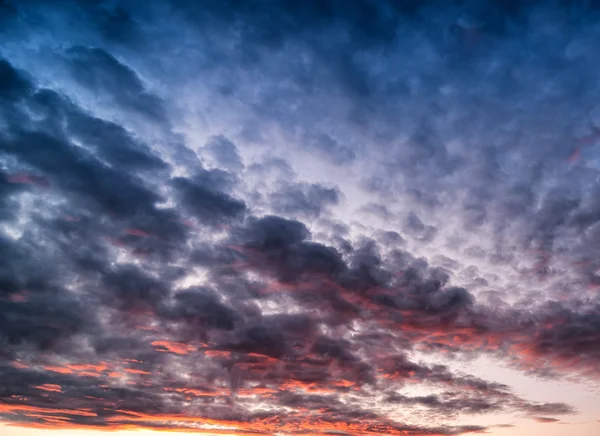 美丽的日落天空 — 图库照片
