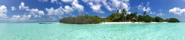 Wyspa Rasdhoo panorama, Malediwy — Zdjęcie stockowe