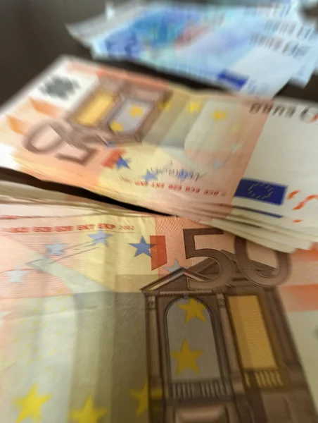 Unklares Bild des Euro-Geldes — Stockfoto