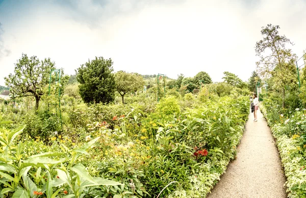 Claude Monet trädgård i Frankrike — Stockfoto