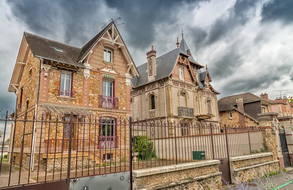 Hermosas casas de Giverny, Francia — Foto de Stock