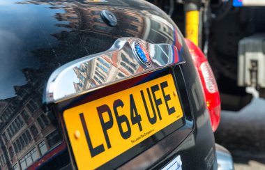 Siyah taksi taksi Londra'da