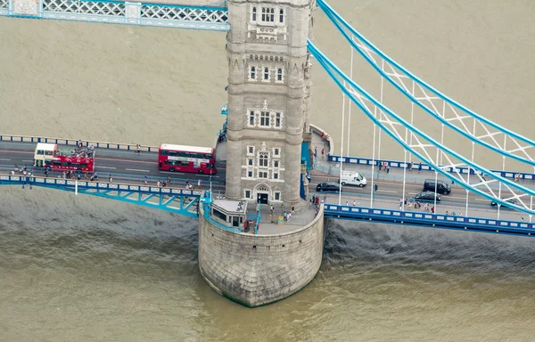 Vista aerea del Tower Bridge a Londra — Foto Stock