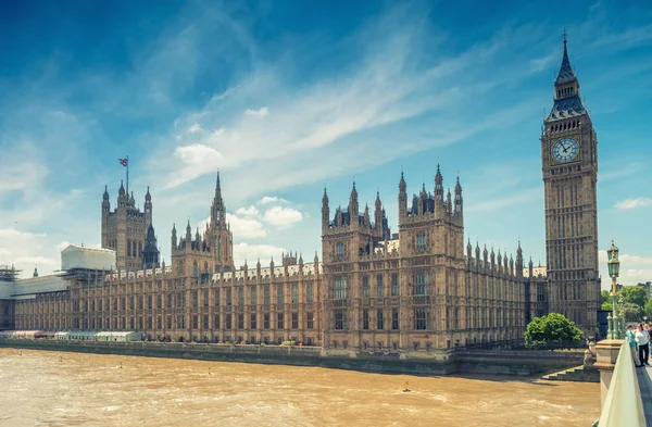 Big Ben w lecie, Londyn — Zdjęcie stockowe