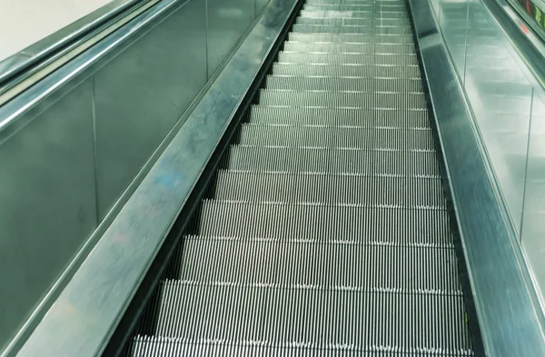 Empty escalator stairs — Stock Photo, Image