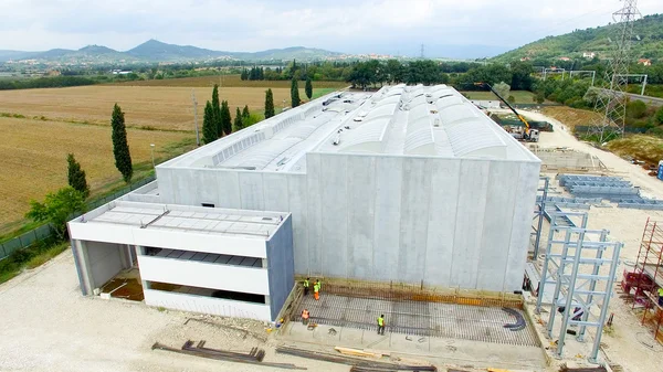 Vista aérea de la obra. — Foto de Stock