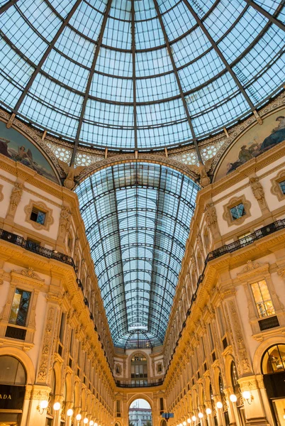 Galerie Vittorio Emanuele in Milaan — Stockfoto