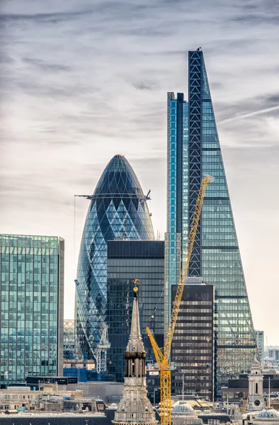 Londres finanzas, distrito de negocios —  Fotos de Stock