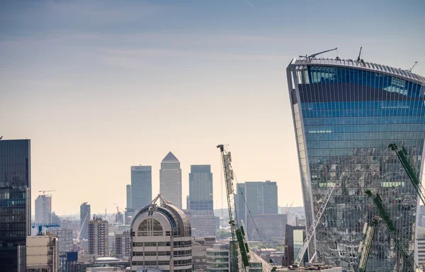 Londres finanzas, distrito de negocios — Foto de Stock