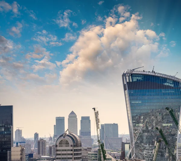 ロンドンの金融、ビジネス地区 — ストック写真