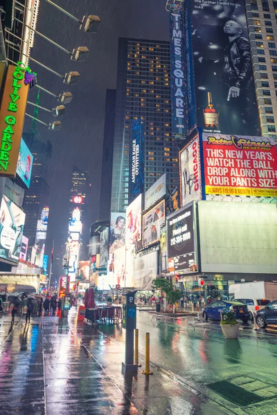 Noc Times Square w Nowym Jorku — Zdjęcie stockowe