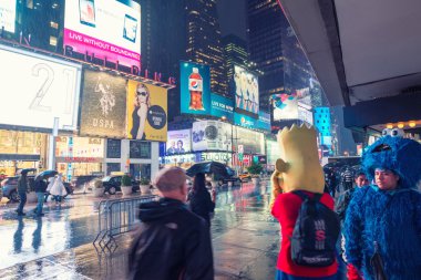 Gece Times Square New York