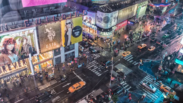 New York Times Meydanı'nın ışıkları — Stok fotoğraf