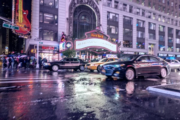 Night Times Square em Nova York — Fotografia de Stock