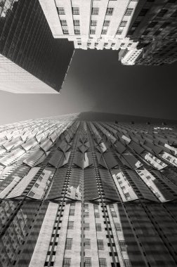 Manhattan Skyline, New York 'un İkonik Mimarisini Yakalıyor.
