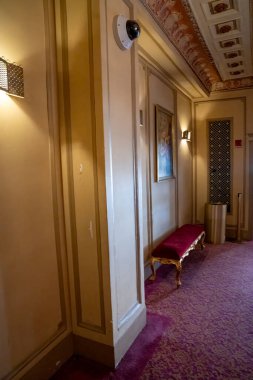 Chicago, IL - 27 Temmuz 2024: Chicago Tiyatrosu iç görünümü.