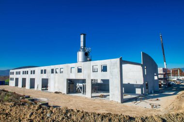 Endüstriyel Kimya Tesisi İnşaat Alanı.