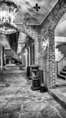 New Orleans 'ın gece manzarası Mardi Gras şenlikleriyle dolu..