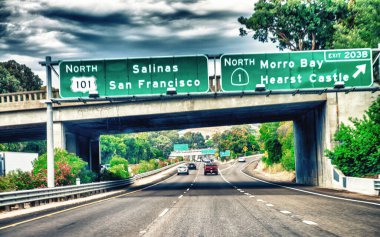 San Francisco 'ya giden ana yol.