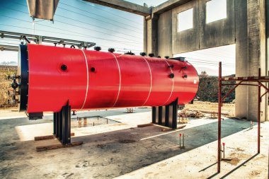 Endüstriyel Kimya Tesisi İnşaat Alanı.