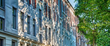 Oslo, Norveç. güzel bir şehir Mimarlık ve renkleri yaz sezonu.