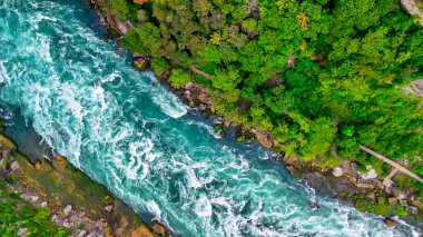 Niagara Şelalesi Vadisi, Ontario 'nun havadan görünüşü.