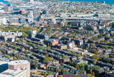 Boston 'un gökyüzü manzarası