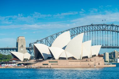 Sydney - 12 Ekim 2015: Sydney Opera Binası. Tasarım oldu