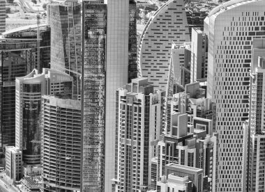 Hava panoramik Dubai cityscape, Birleşik Arap Emirlikleri