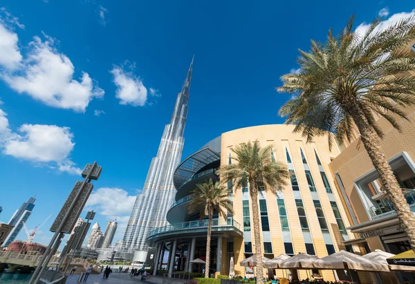 Vista aérea panorâmica da paisagem urbana de Dubai, EAU — Fotografia de Stock