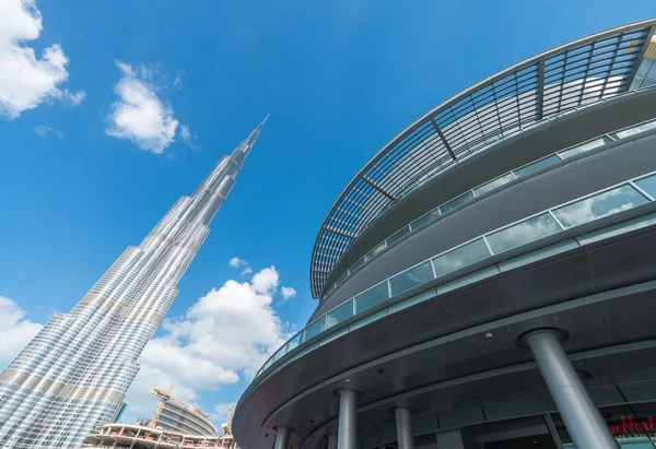 Dubai, Zjednoczone Emiraty Arabskie - 22 listopada 2015: Burj Khalifa, najwyższego budynku — Zdjęcie stockowe