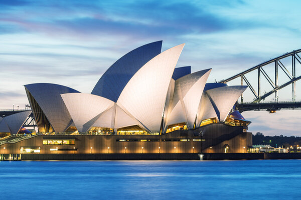 SYDNEY - OCTOBER 12, 2015: The Iconic Sydney Opera House is a mu