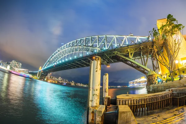 Magnifique horizon nocturne de Sydney, Australie — Photo