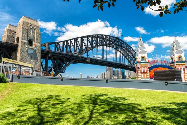 Vacker utsikt över Sydney Harbour Bridge — Stockfoto