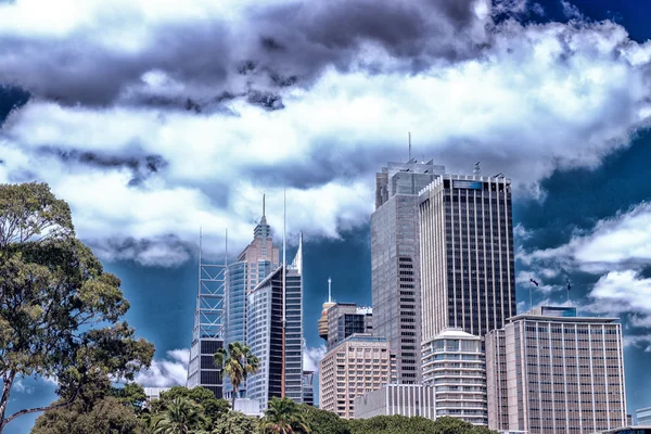 Sydney budovy a panorama města — Stock fotografie