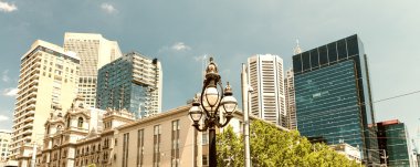 Melbourne, Victoria - Avustralya. Güzel bir şehir manzarası
