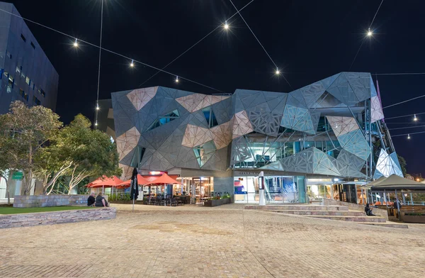 Federation Square στη Μελβούρνη, Αυστραλία — Φωτογραφία Αρχείου