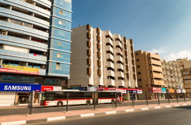 Dubai şehir güzel günde sokak