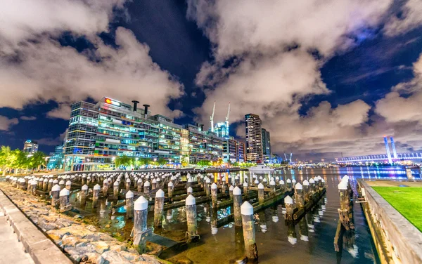 Pier at harbour of Melbourne. — Stock Photo, Image