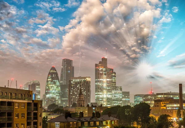 Londons moderne Skyline — Stockfoto