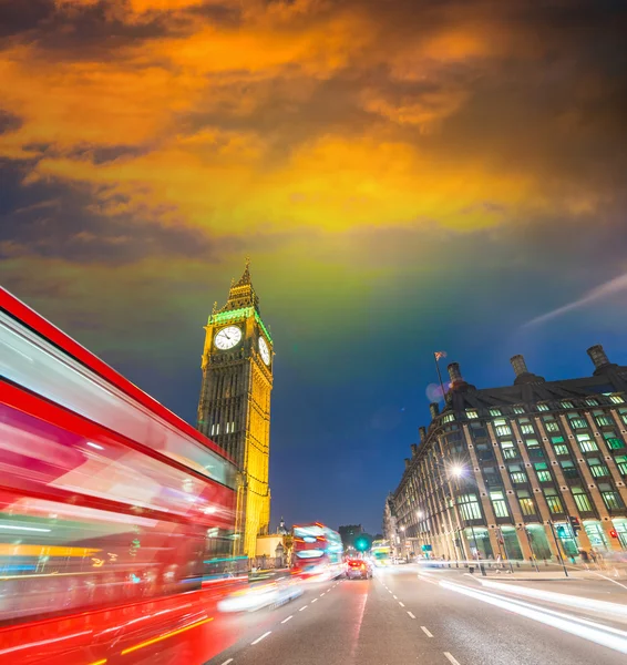Notte Westminster a Londra — Foto Stock