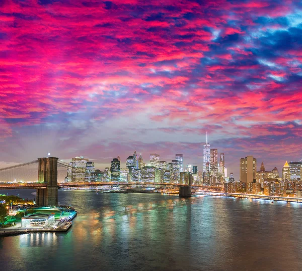 Ciudad de Nueva York skyline — Foto de Stock