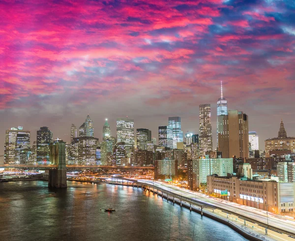 Ciudad de Nueva York skyline — Foto de Stock