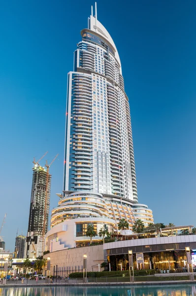 DUBAI - NOV 23: Burj Khalifa em 23 de novembro de 2015 em Dubai, Emirados Árabes Unidos . — Fotografia de Stock
