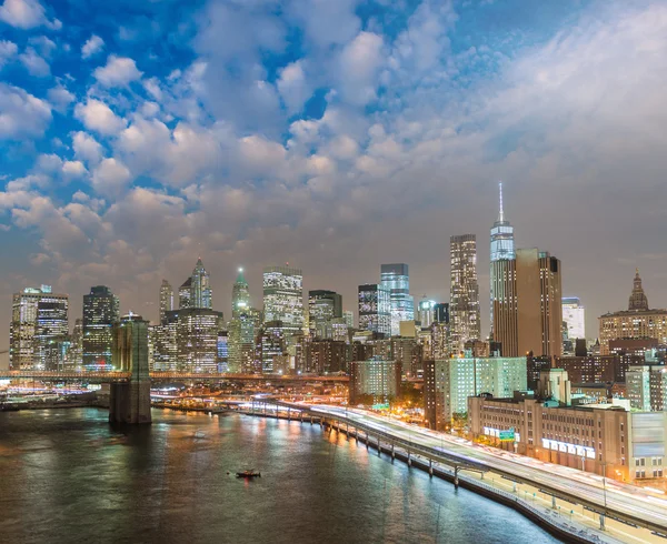 Ciudad de Nueva York skyline — Foto de Stock