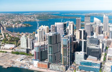 Sydney. Kuş bakışı helikopter
