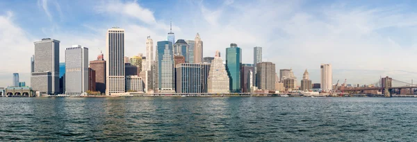 Bela vista panorâmica do centro de Manhattan, NYC — Fotografia de Stock