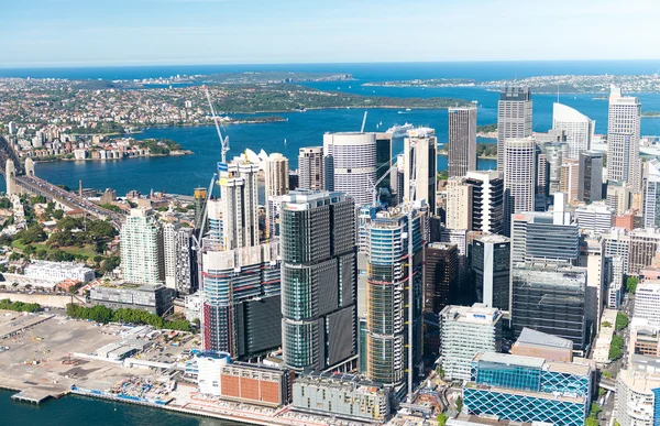 Sydney. Vue aérienne depuis l'hélicoptère — Photo