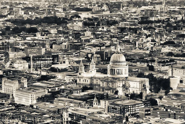 Vista aérea nocturna de St Paul, Londres —  Fotos de Stock